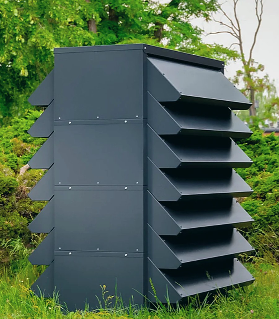 Coffre acoustique Silensia Double ventelles, persiennes avant et arrière